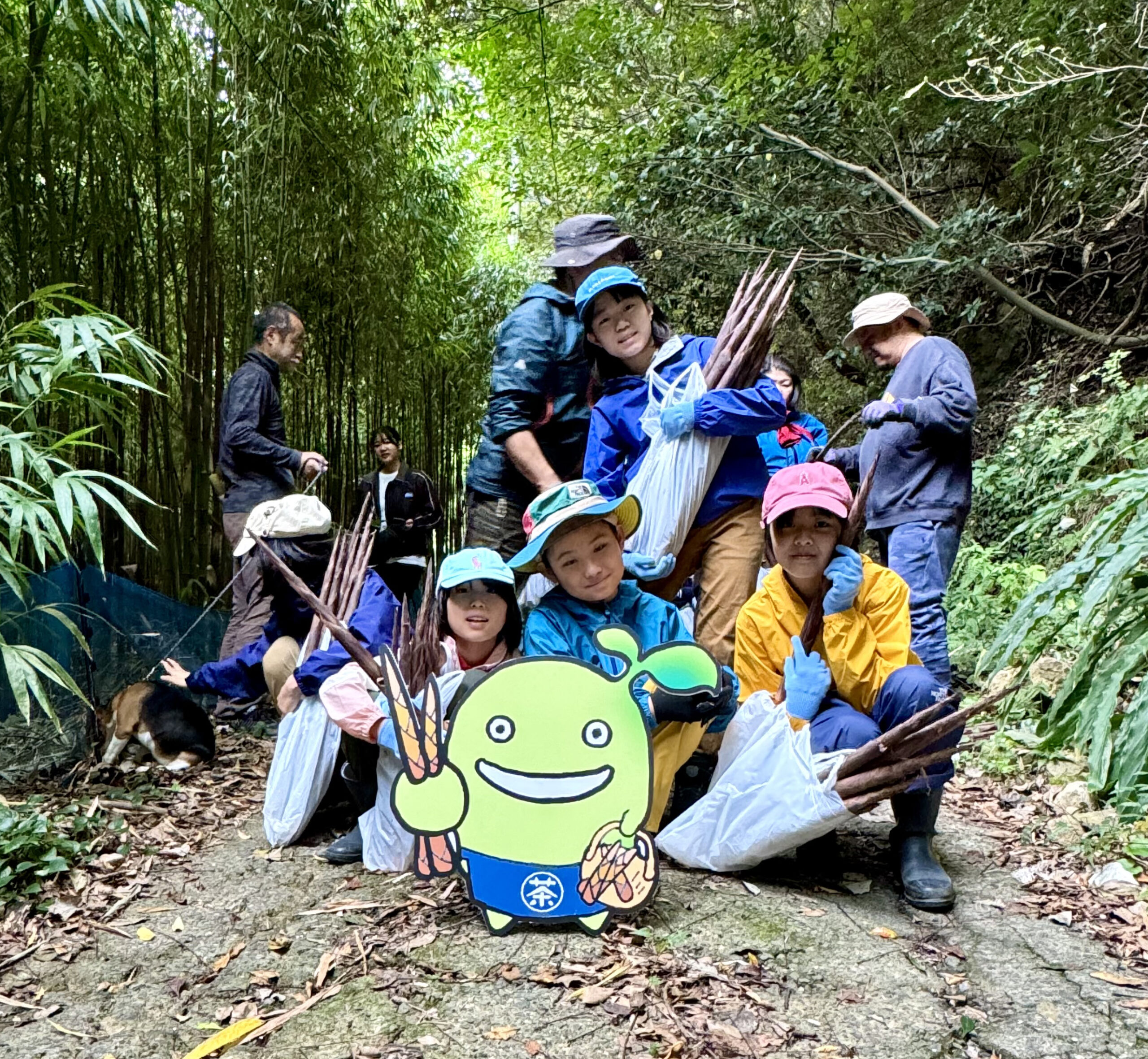 四方竹狩り＆竹細工体験会を実施｜南伊豆｜竹林｜一条たけのこ村