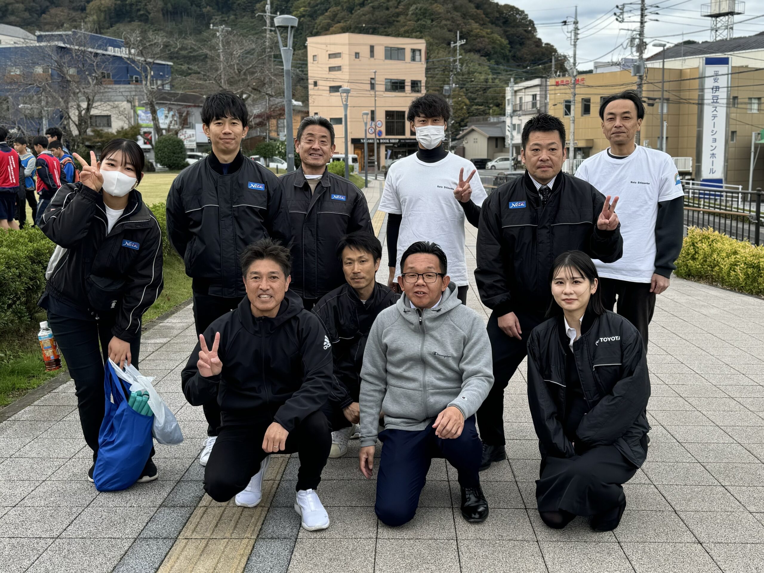 修善寺大掃除に参加｜伊豆総合高等学校｜修善寺駅｜ボランティア｜地域